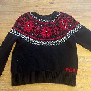 Polo little girl sweater